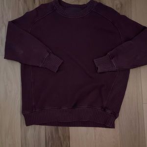 Burgundy Aerie crewneck